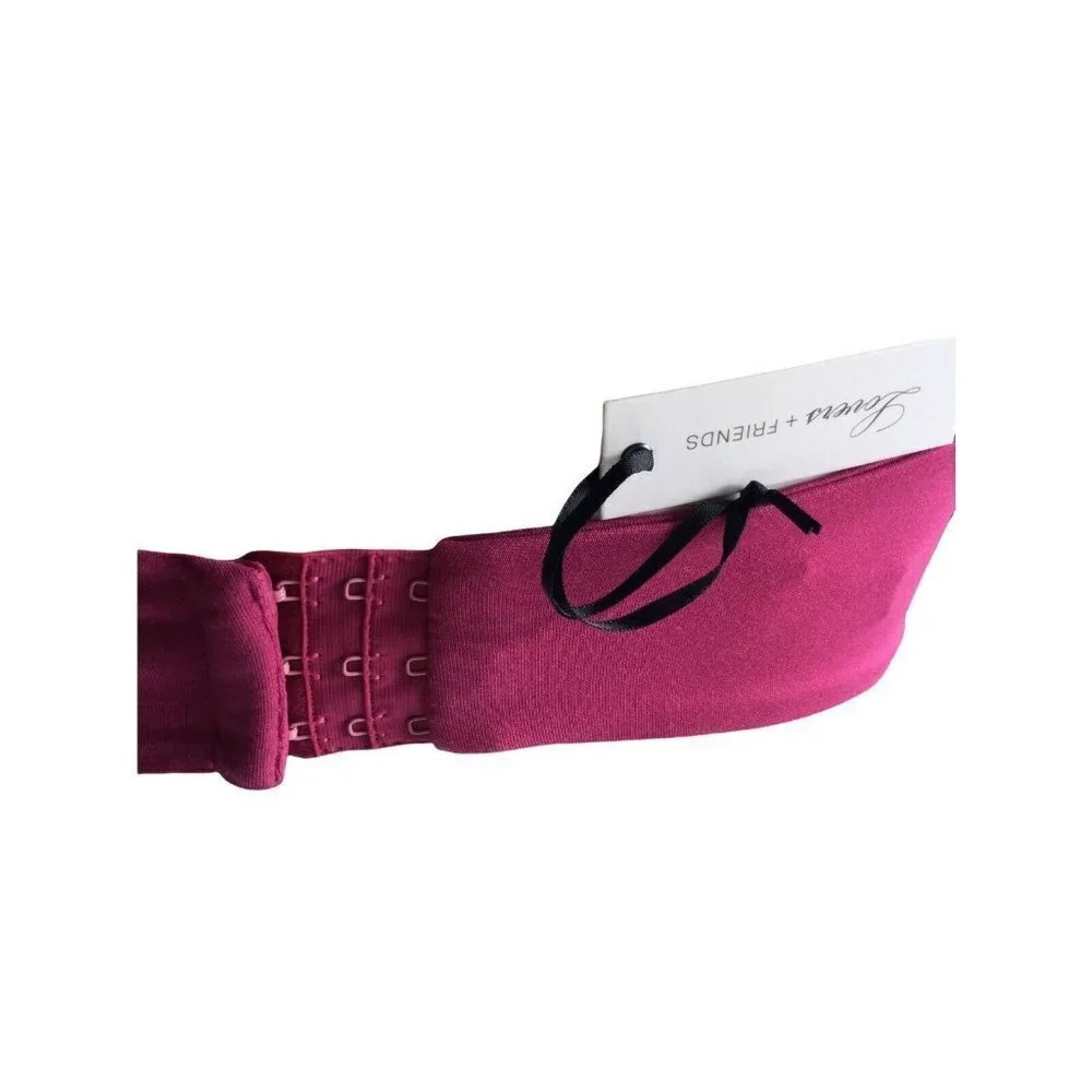 Lovers + Friends Hot Pink Bandeau Strapless Bra Top Womens Size Small NWT - Picture 8 of 8